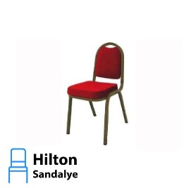 Kalın Süngerli Hilton Sandalye